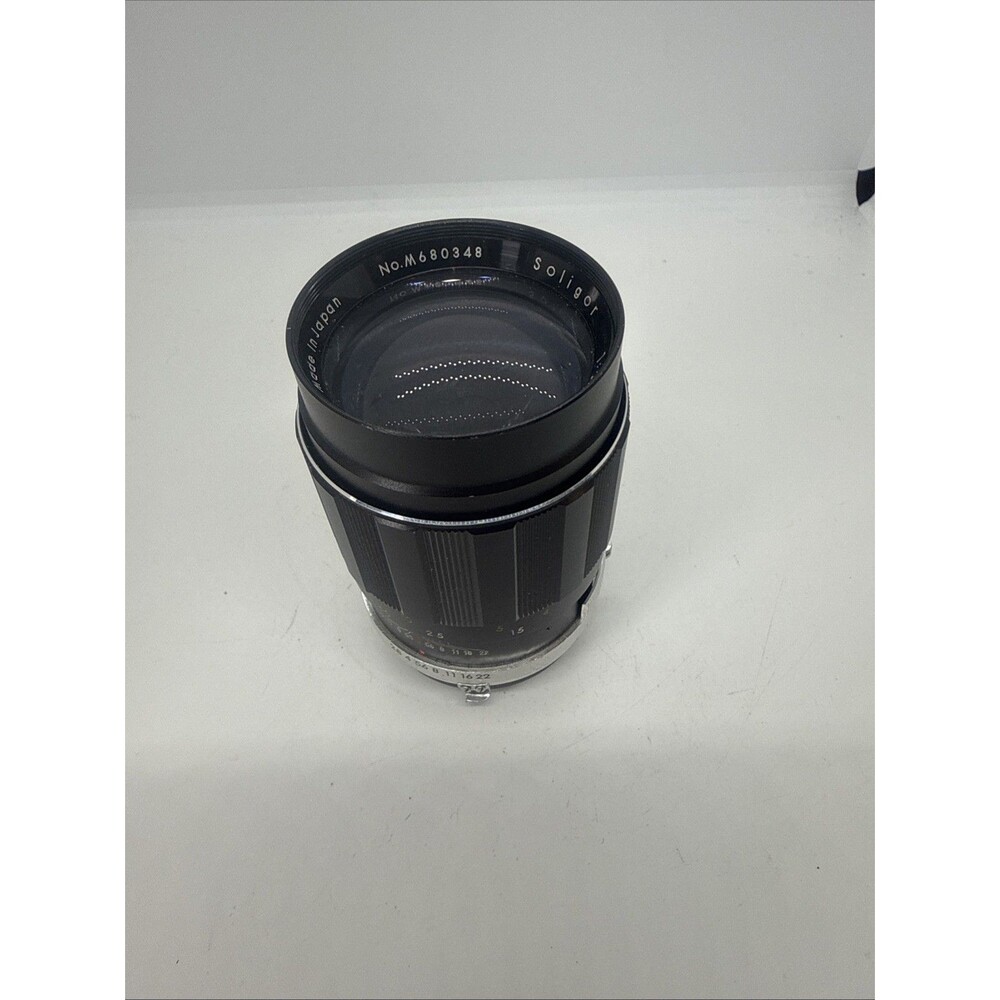 Vintage Soligor 135mm Tele-Auto 135mm f/2.8 Telephoto Lens for Minolta MD. Japan